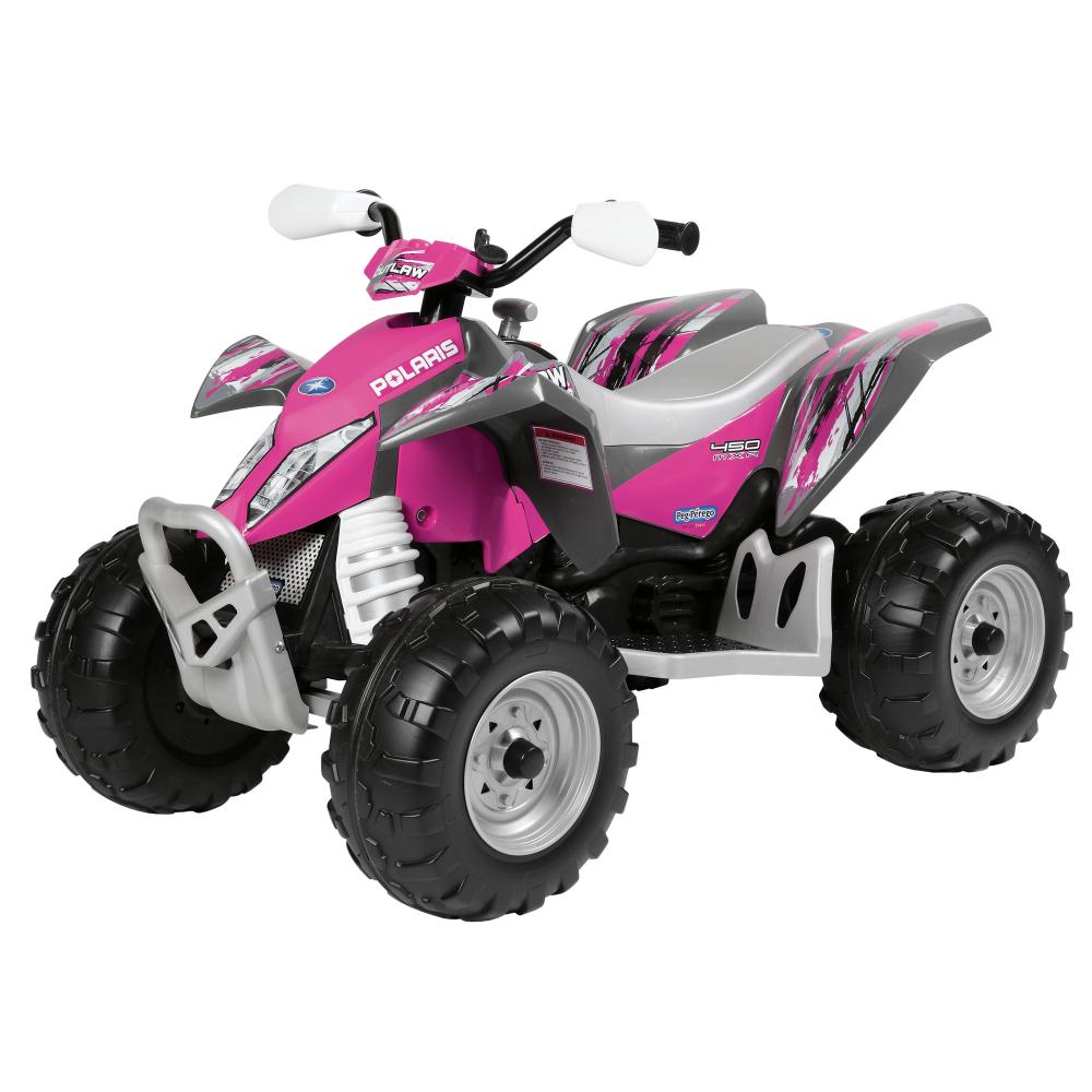 ATV Polaris Outlaw Pink Power Peg Perego marca PEG-PEREGO cu comanda online