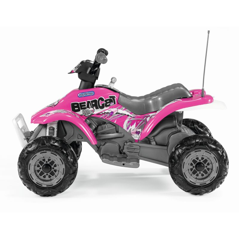 ATV electric Corral Bearcat Roz marca PEG-PEREGO cu comanda online