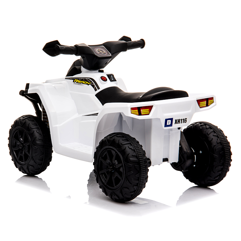 ATV electric cu roti din cauciuc X Racer 6V White marca Nichiduta cu comanda online