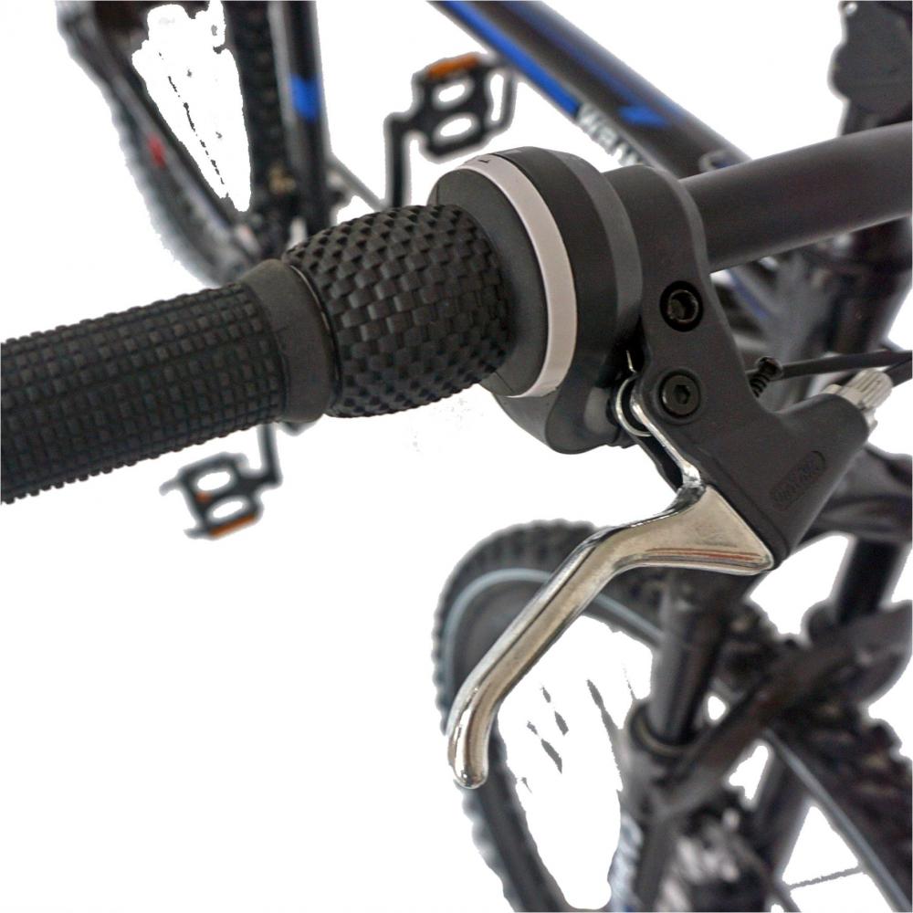 Bicicleta MTB-HT 26 Carpat Wrangler C2655B cadru aluminiu negrualbastru marca CARPAT cu comanda online