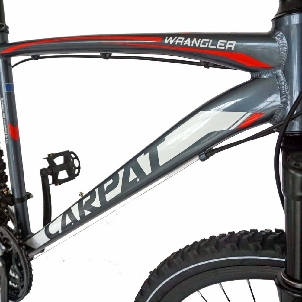 Bicicleta Mtb-Ht 29 Carpat Wrangler C2955B cadru aluminiu culoare grirosu marca CARPAT cu comanda online