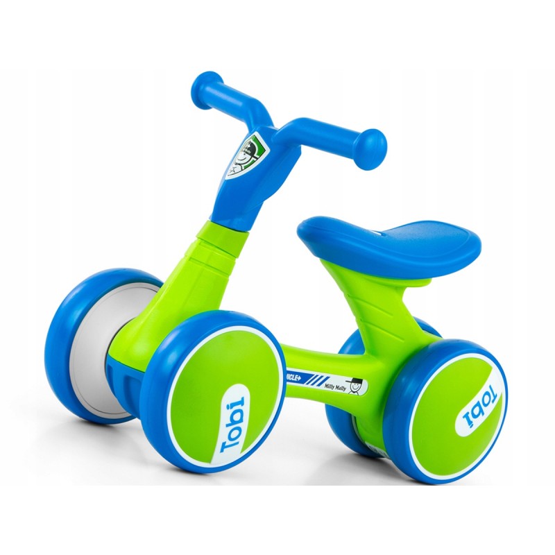 Bicicleta Ride-On Tobi Blue Green marca Milly Mally cu comanda online