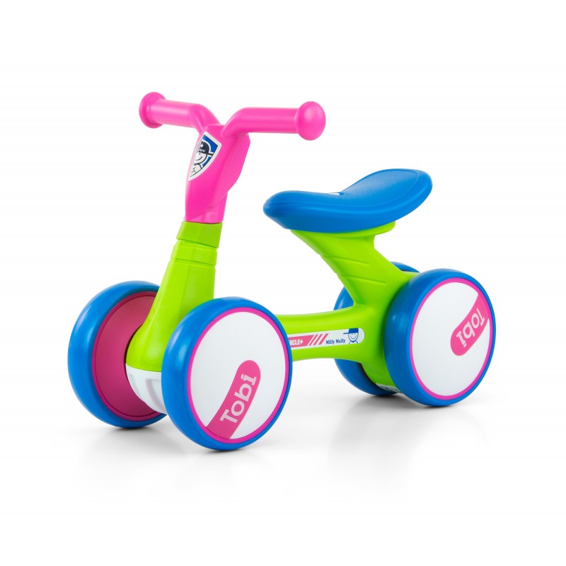 Bicicleta Ride-On Tobi Pink Green marca Milly Mally cu comanda online