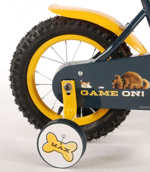 Bicicleta Volare pentru baieti 12 inch cu roti ajutatoare Puppy marca Volare cu comanda online