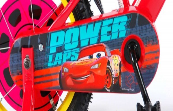 Bicicleta Volare pentru baieti cu roti ajutatoare 14 inch Disney Cars 3 marca Volare cu comanda online