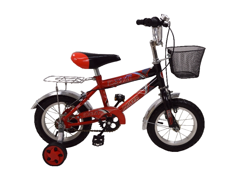 Bicicleta bmx 12 Rosu cadru baiat marca MYKIDS cu comanda online