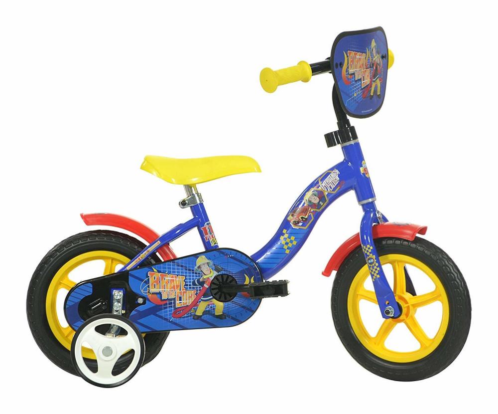 Bicicleta copii 10 inch Pompierul Sam marca DINO BIKES cu comanda online