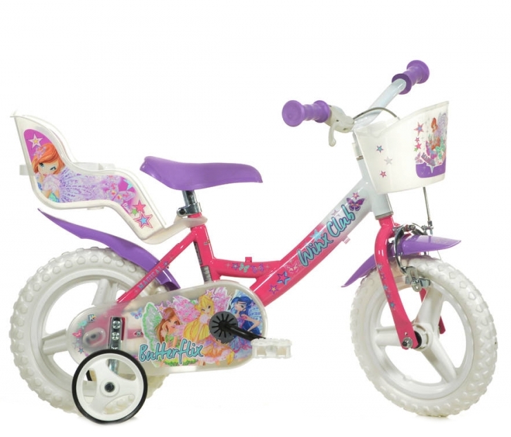 Bicicleta copii 12 Winx marca DINO BIKES cu comanda online