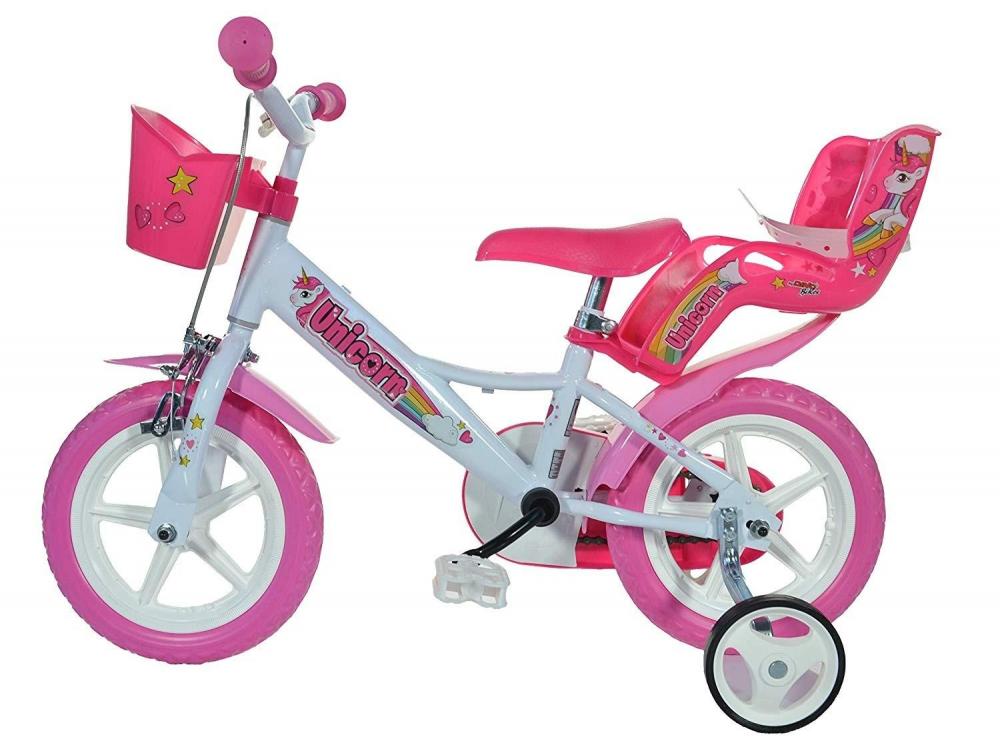 Bicicleta copii 12 inch unicorn marca DINO BIKES cu comanda online