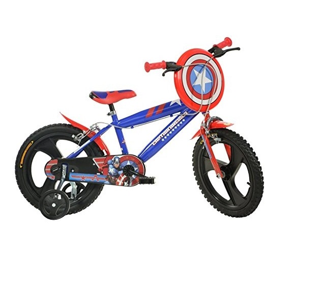 Bicicleta copii 16 Capitan America marca DINO BIKES cu comanda online