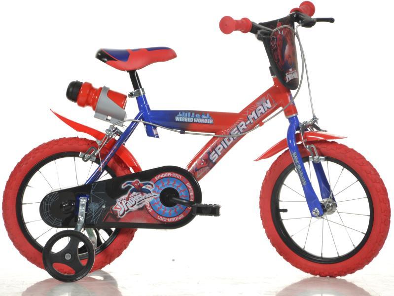 Bicicleta copii 16 SPIDERMAN marca DINO BIKES cu comanda online