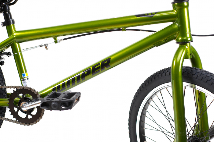 Bicicleta copii Bmx Dhs Jumper 2005 verde 20 inch marca DHS cu comanda online