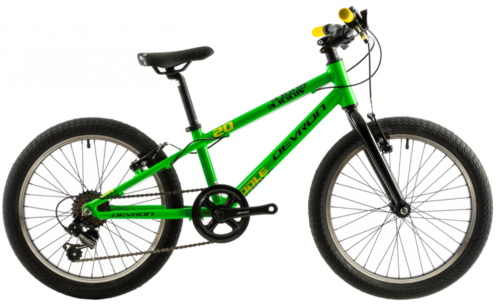 Bicicleta copii Devron Riddle K1.2 254 mm verde galben 20 inch marca Devron cu comanda online