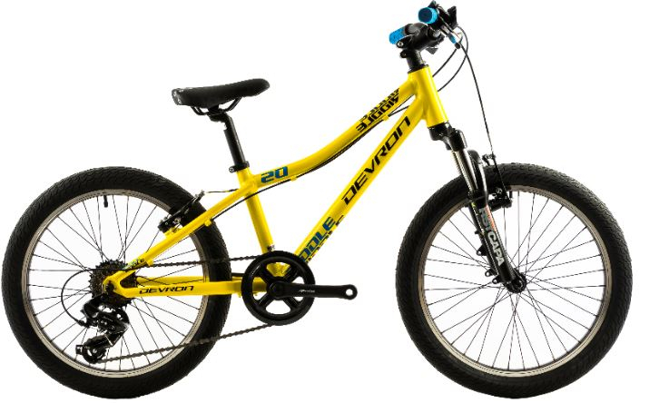 Bicicleta copii Devron Riddle K2.2 280 mm galben 20 inch marca Devron cu comanda online