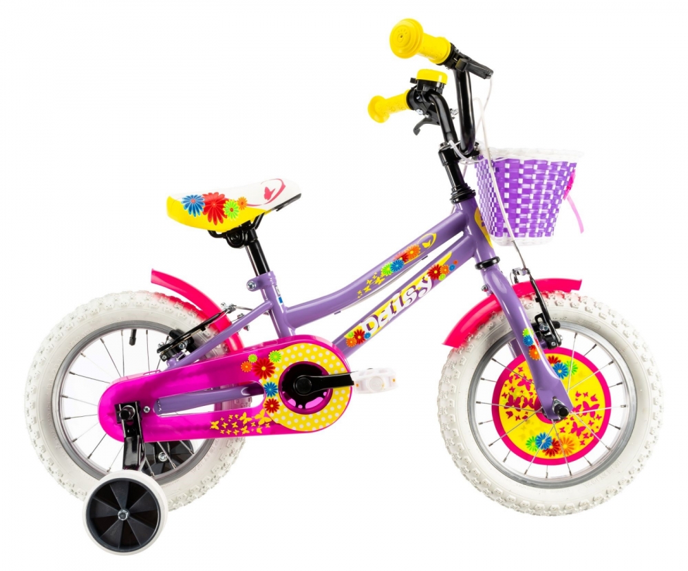 Bicicleta copii Dhs 1404 violet 14 inch marca DHS cu comanda online