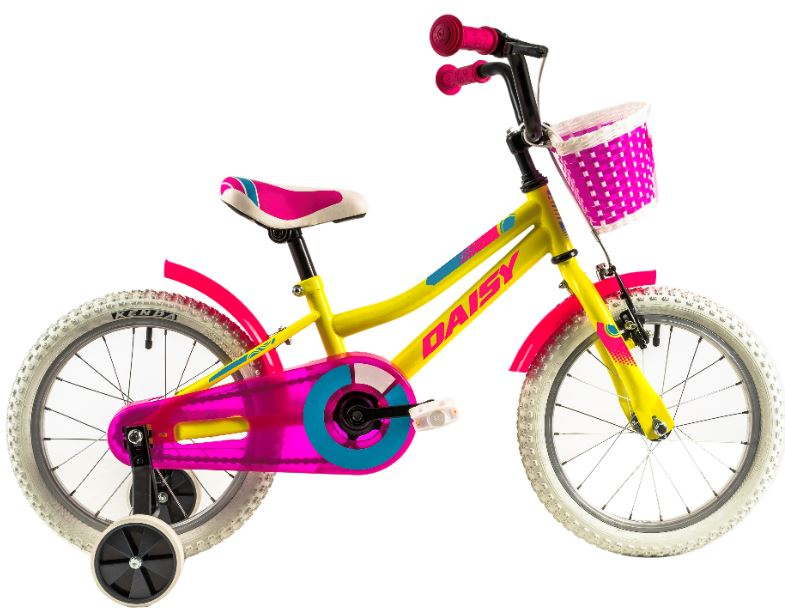 Bicicleta copii Dhs 1602 galben 16 inch marca DHS cu comanda online