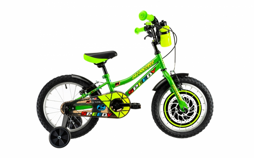 Bicicleta copii Dhs 1603 verde 16 inch marca DHS cu comanda online