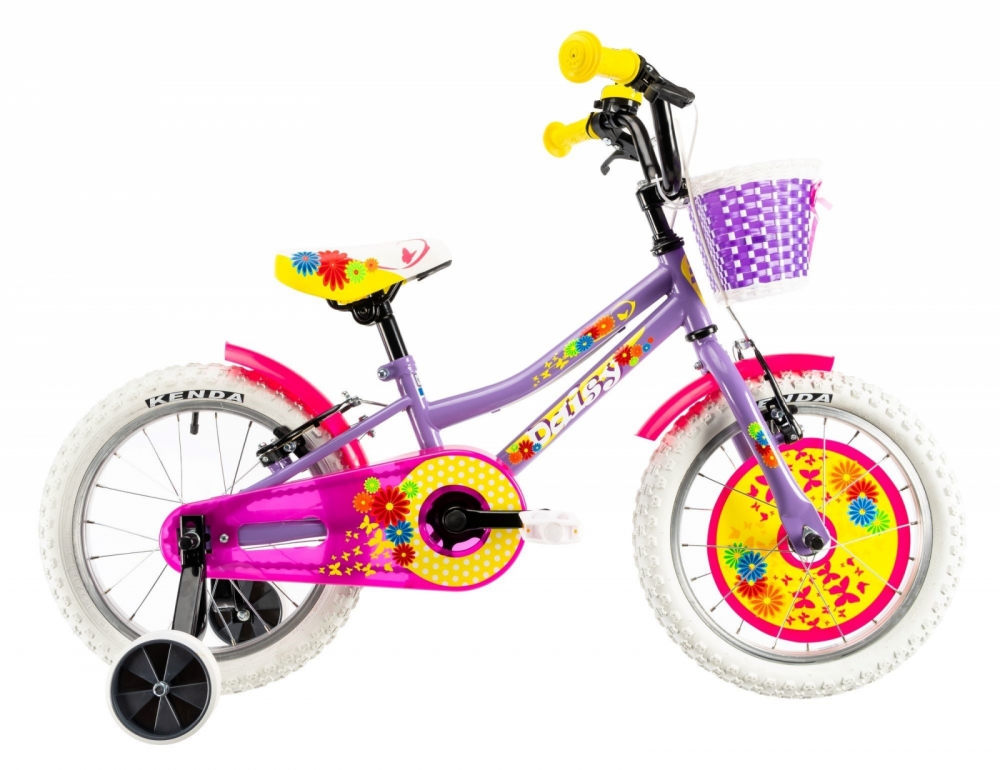 Bicicleta copii Dhs 1604 violet 16 inch marca DHS cu comanda online