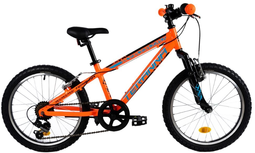 Bicicleta copii Dhs 2023 portocaliu negru 20 inch marca DHS cu comanda online