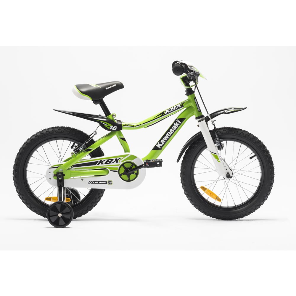 Bicicleta copii Kawasaki Kbx 16 inch green marca Kawasaki cu comanda online