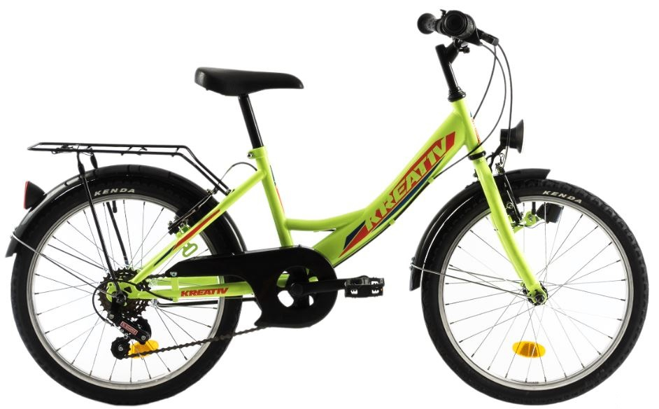 Bicicleta copii Kreativ 2014 verde aprins 20 inch marca Kreativ cu comanda online