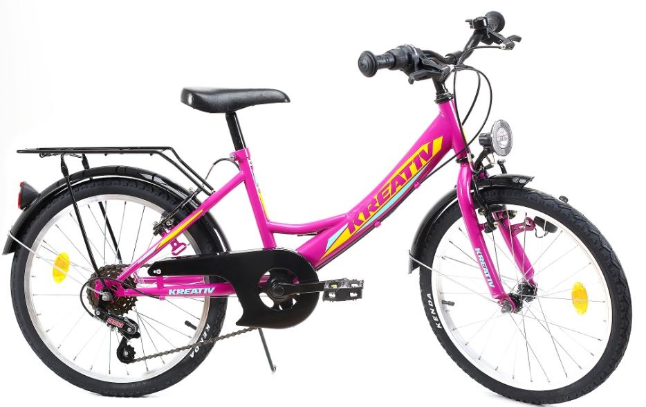 Bicicleta copii Kreativ 2014 violet 20 inch marca Kreativ cu comanda online