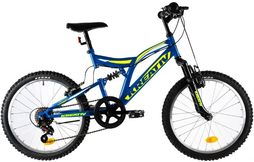 Bicicleta copii Kreativ 2041 albastru 20 inch marca Kreativ cu comanda online