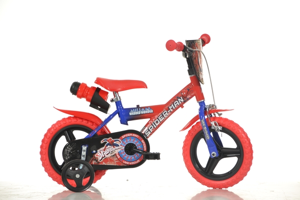 Bicicleta copii Spider-Man diametru 12 inch marca DINO BIKES cu comanda online