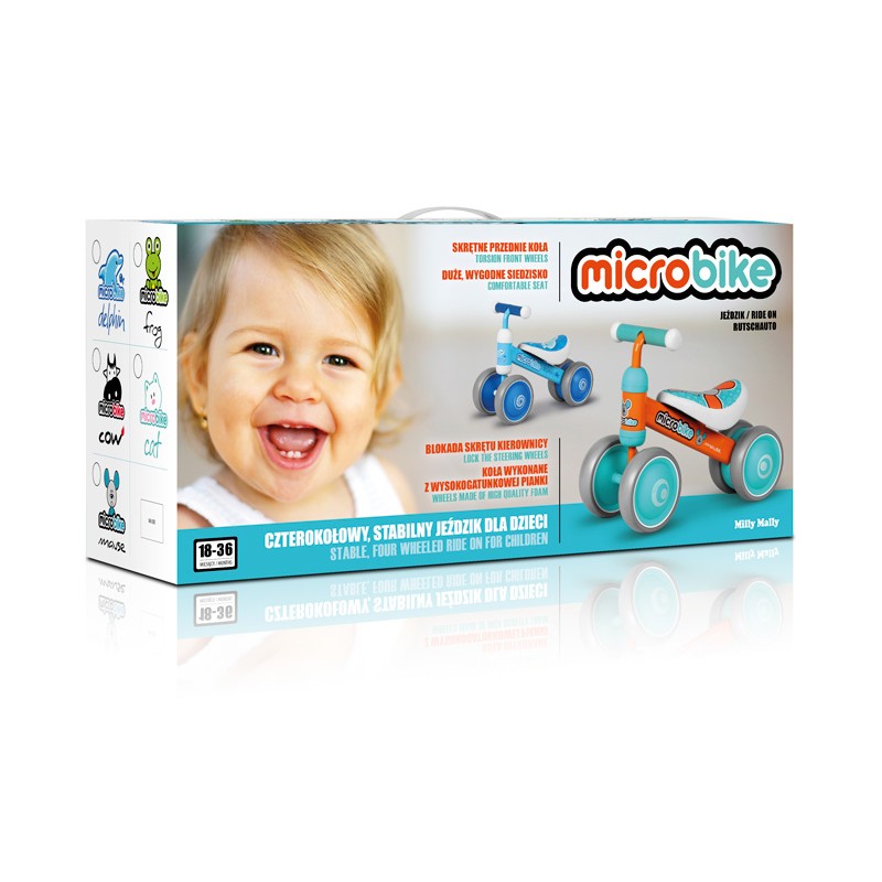 Bicicleta copii Start Up Micro Blue marca Milly Mally cu comanda online