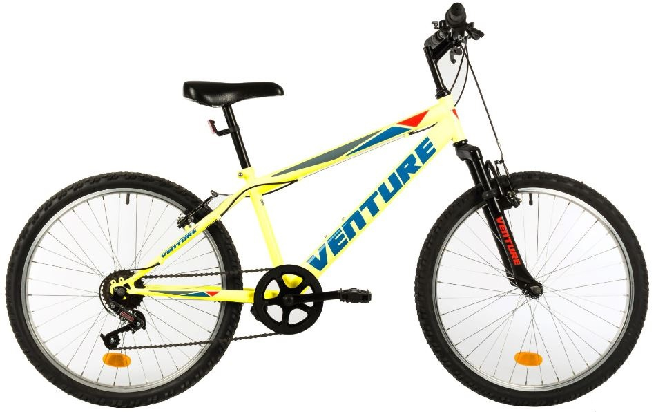 Bicicleta copii Venture 2419 galben 24 inch marca Venture cu comanda online