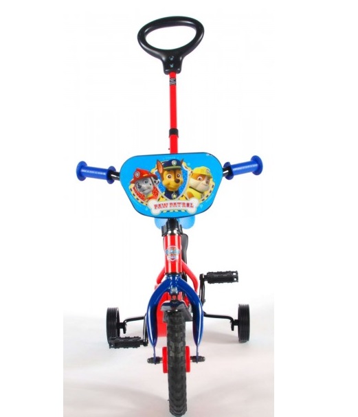 Bicicleta copii Volare Paw Patrol cu roti ajutatoare si maner parental 10 inch marca Volare cu comanda online