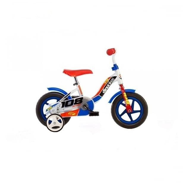 Bicicleta copii cu maner pentru parinti Dino Bikes albastru marca DINO BIKES cu comanda online