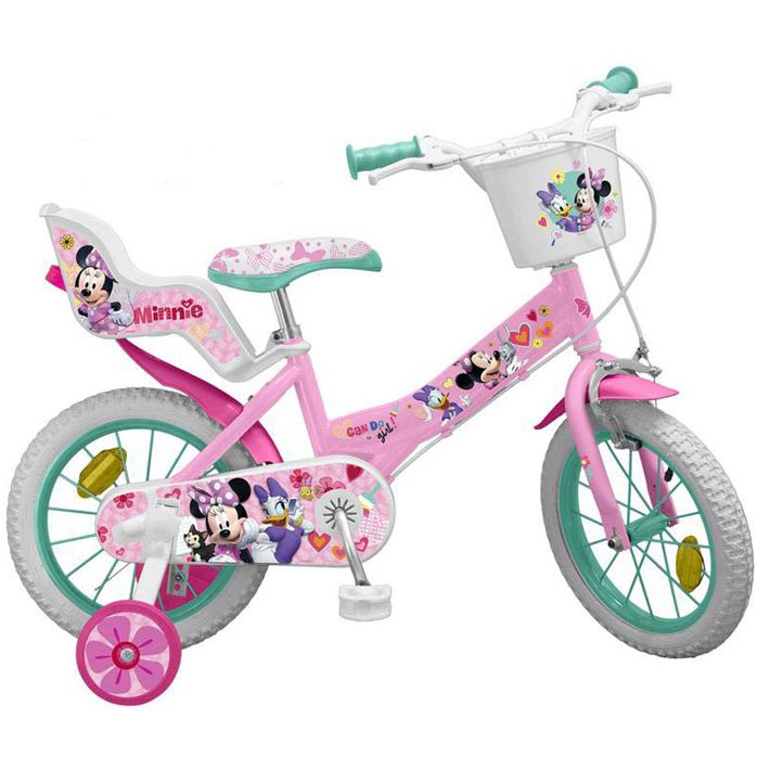 Bicicleta copii toimsa 16 inch disney minnie mouse marca Minnie Mouse cu comanda online