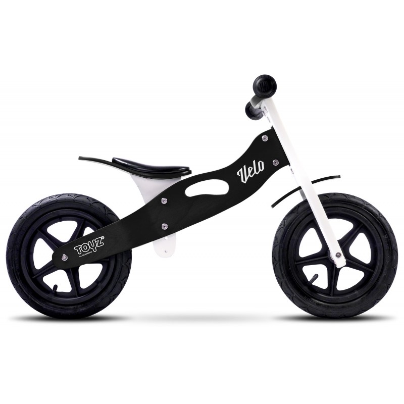 Bicicleta de lemn fara pedale Toyz Velo Black marca Toyz by Caretero cu comanda online