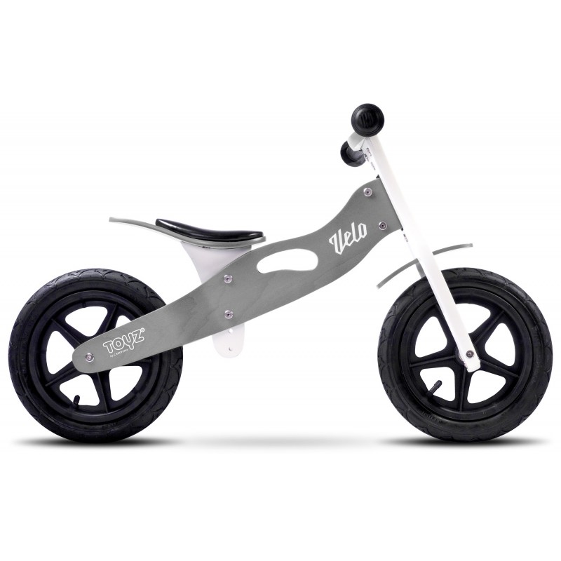 Bicicleta de lemn fara pedale Toyz Velo Grey marca Toyz by Caretero cu comanda online