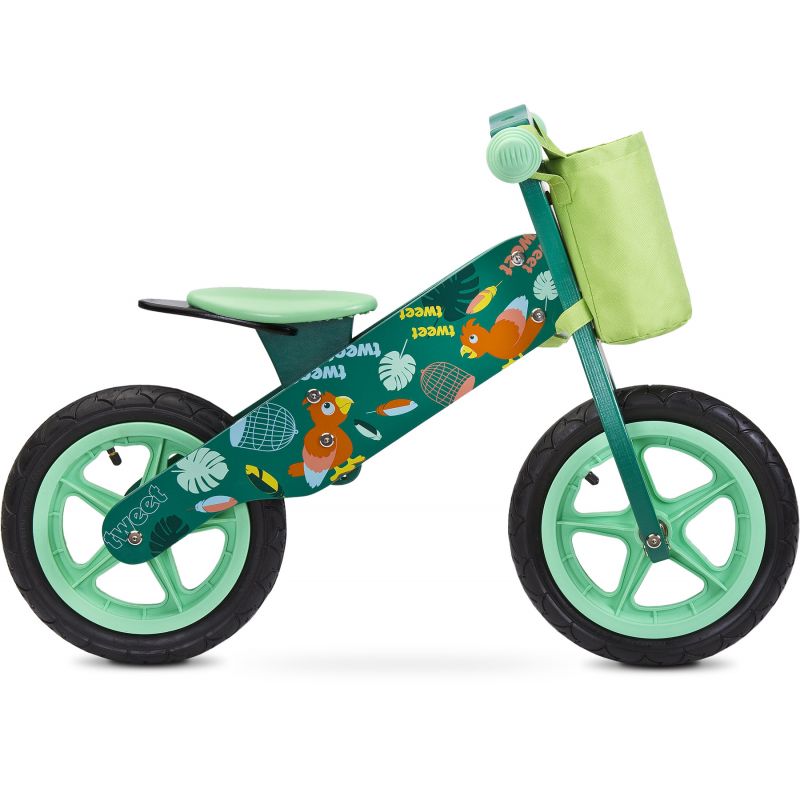 Bicicleta din lemn Toyz by Caretero Zap Green marca Toyz by Caretero cu comanda online