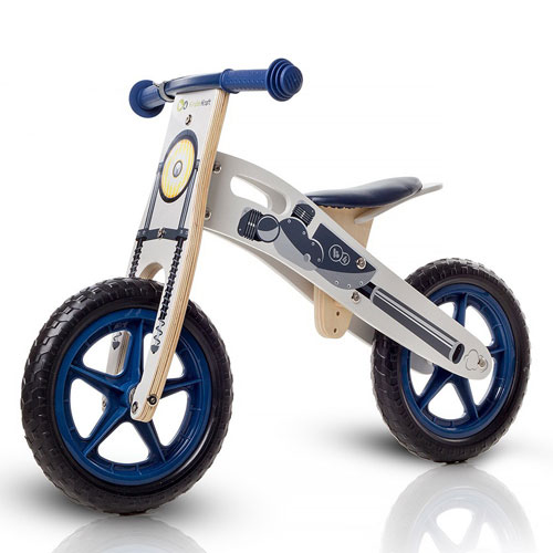 Bicicleta din lemn fara pedale Runner Moto Deluxe marca KINDERKRAFT cu comanda online