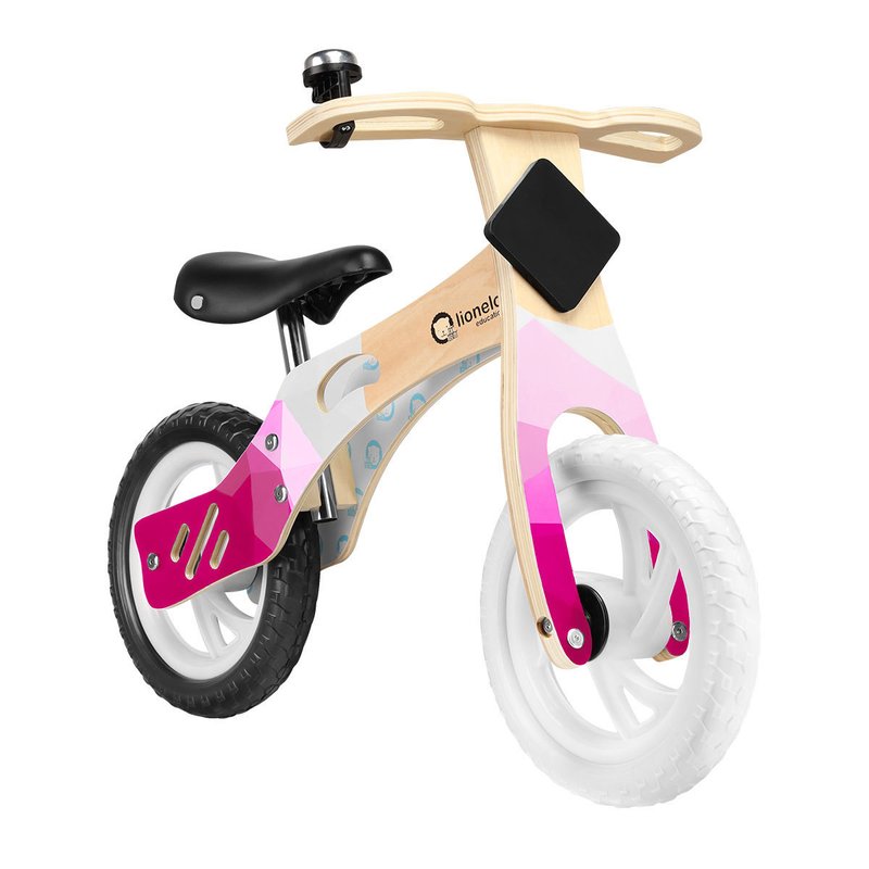 Bicicleta din lemn fara pedale Willy Bubblegum Lionelo marca Lionelo cu comanda online