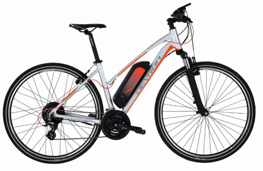 Bicicleta electrica Devron 28162 L argintiu 28 inch marca Devron cu comanda online