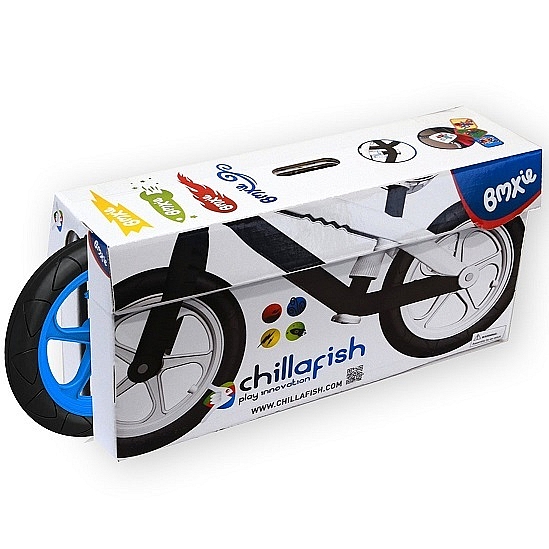 Bicicleta fara pedale BMXIE albastra marca Chillafish cu comanda online