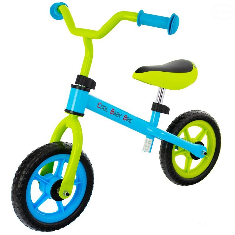 Bicicleta fara pedale EURObaby cool baby bike albastru cu verde marca EuroBaby cu comanda online