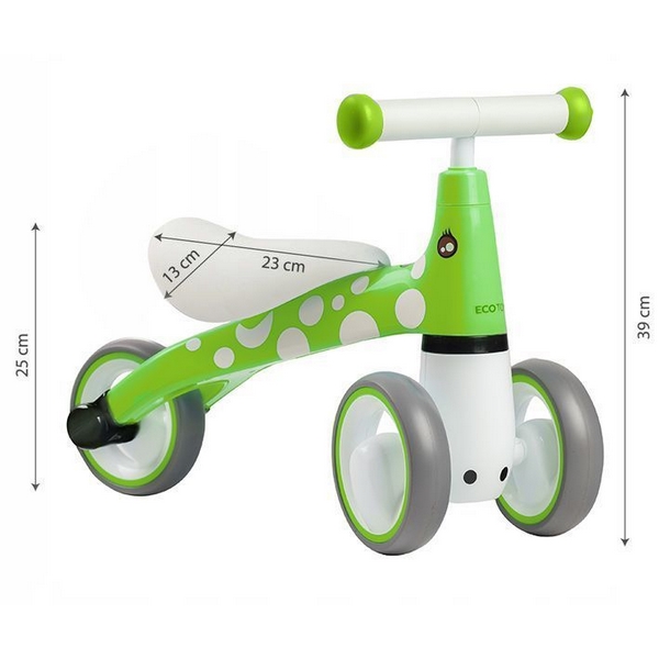 Bicicleta fara pedale Ecotoys LB1603 Verde marca Ecotoys cu comanda online