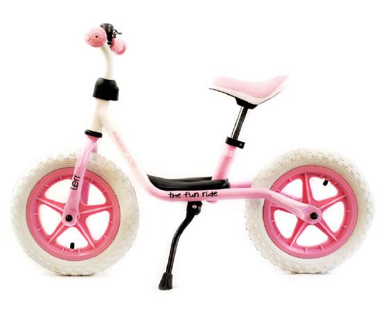 Bicicleta fara pedale Lerr WhitePink marca KikkaBoo cu comanda online