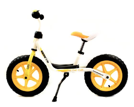 Bicicleta fara pedale Lerr Yellow marca KikkaBoo cu comanda online