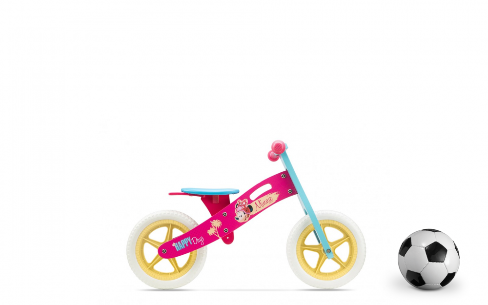 Bicicleta fara pedale Minnie marca Seven cu comanda online