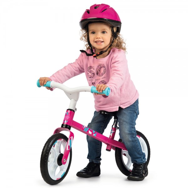 Bicicleta fara pedale Smoby First Bike pink marca SMOBY cu comanda online