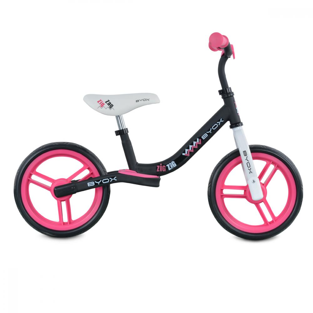 Bicicleta fara pedale Zig-Zag Pink marca Byox cu comanda online