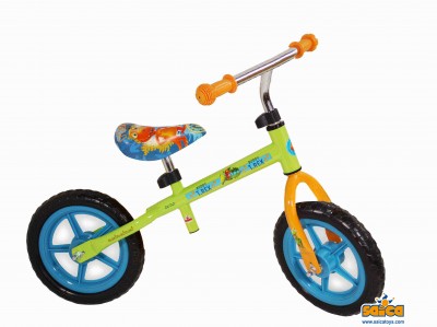 Bicicleta fara pedale copii 12 inch Saica Dino Train marca Saica cu comanda online