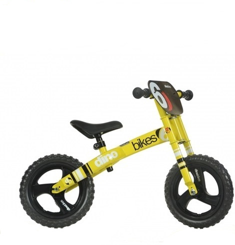 Bicicleta incepatori Dino Bikes galben marca DINO BIKES cu comanda online