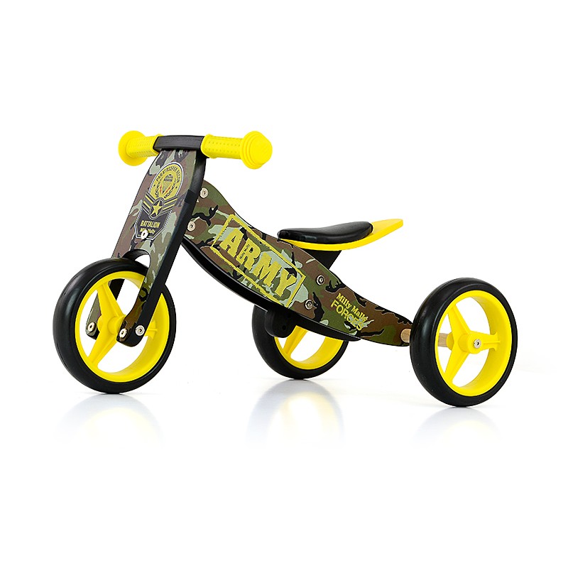 Bicicleta multifunctionala 2 in 1 Jake Army marca Milly Mally cu comanda online